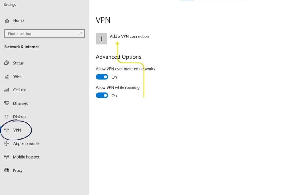 COMMENT configurer une nouvelle connexion VPN  
